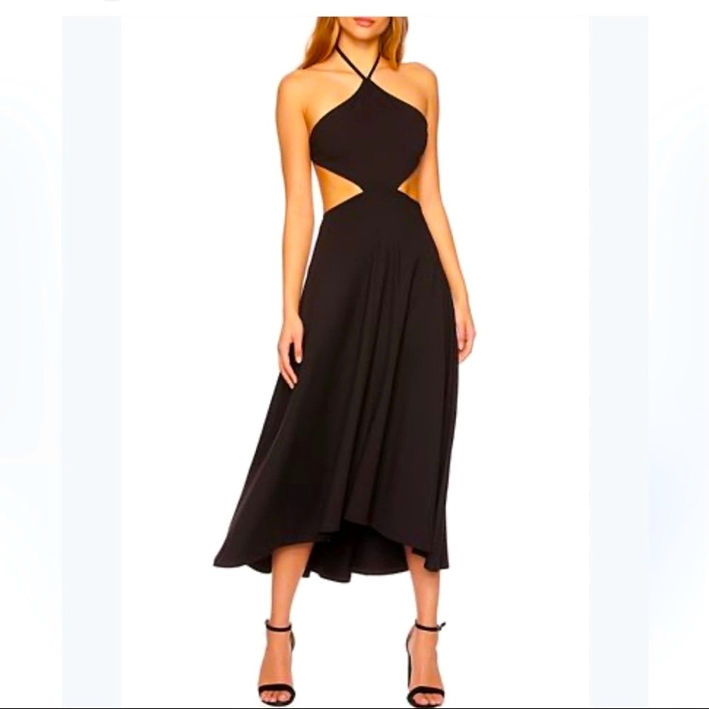 NWT Susana Monaco cut out hi-low  dress
